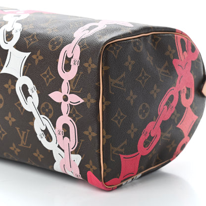 Louis Vuitton Monogram Bay Speedy 30 Rose Ballerine Poppy 8 of 8
