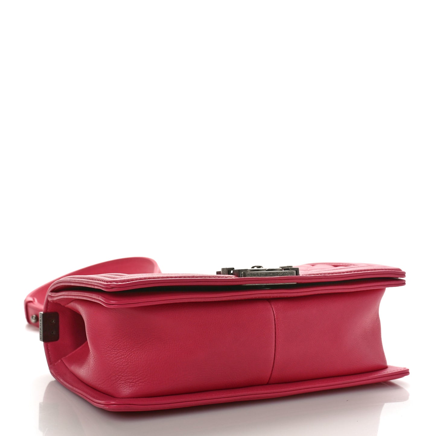 Calfskin Quilted Medium Boy Flap Pink