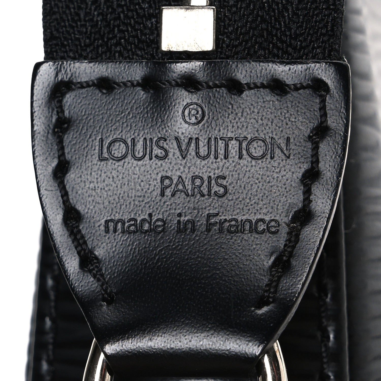 Louis Vuitton Epi Pochette Accessories NM Black 6 of 9