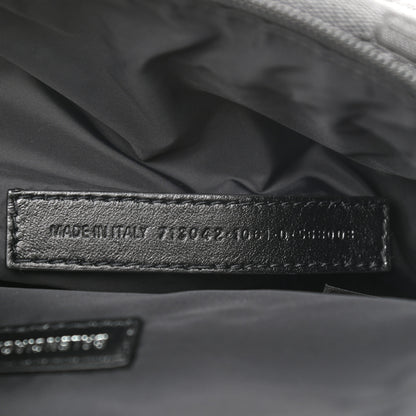 Balenciaga Canvas BB Monogram Medium Signature Beltpack Black 6 of 10