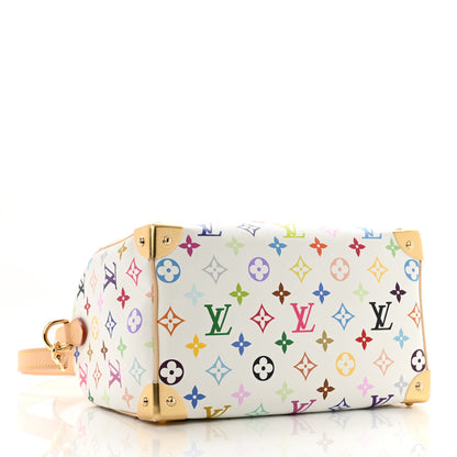 Louis Vuitton LV X TM Monogram Multicolor Speedy Bandouliere 25 White 4 of 9