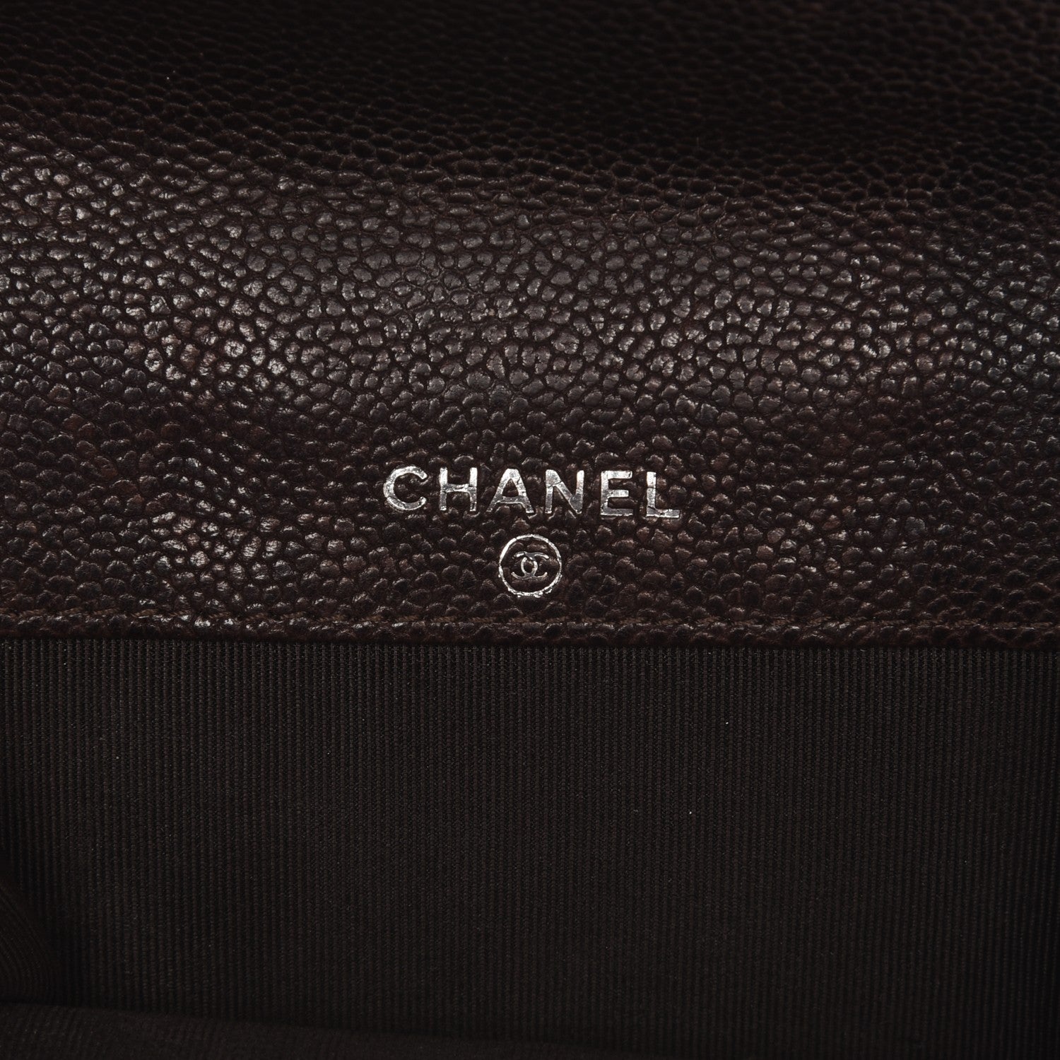 Chanel Caviar Outdoor Ligne French Wallet Brown 7 of 8