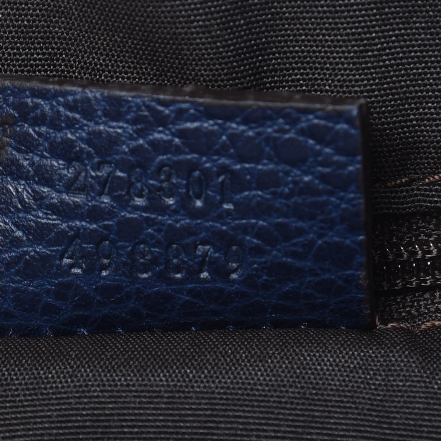 Crystal Monogram Messenger Bag Navy