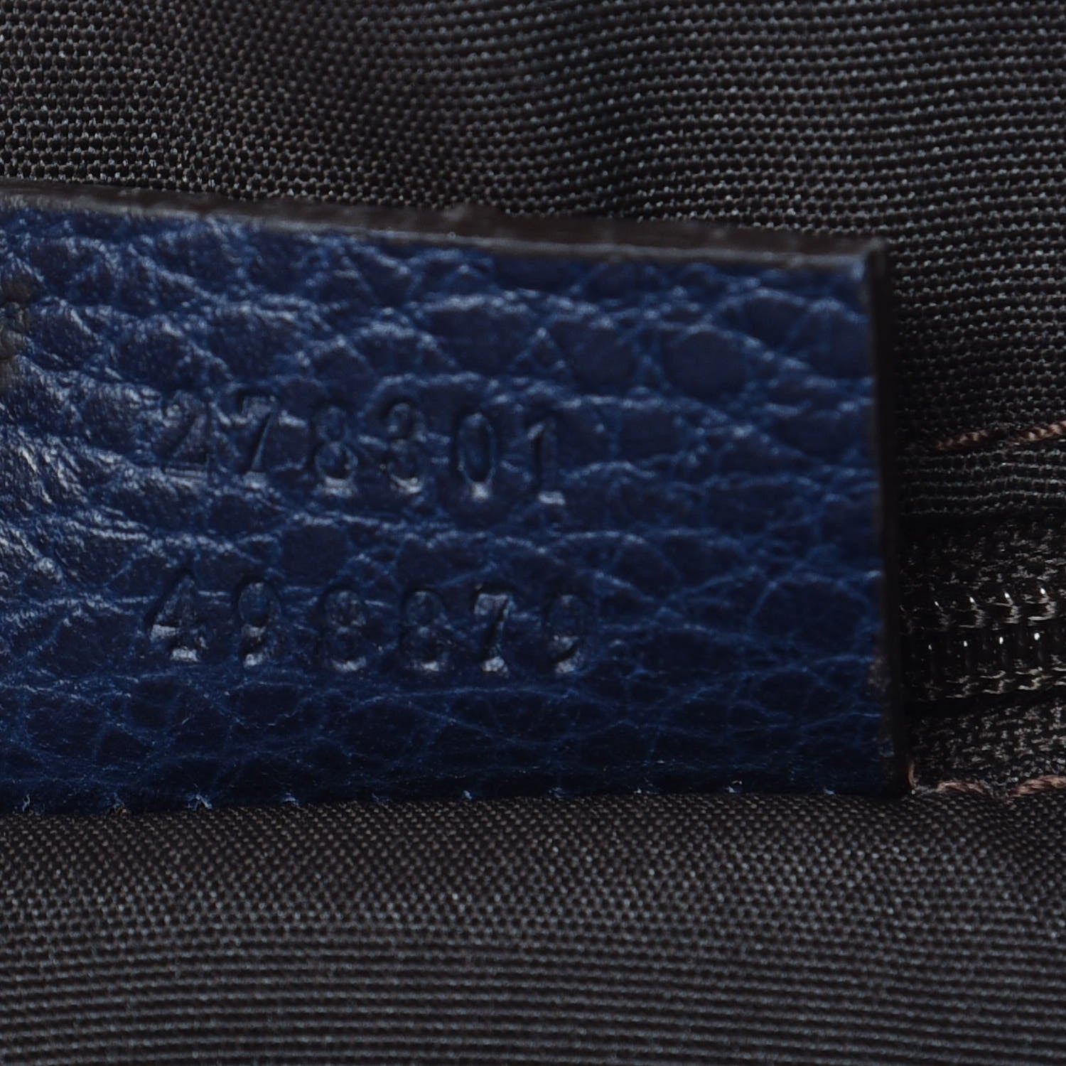 Gucci Crystal Monogram Messenger Bag Navy 7 of 10