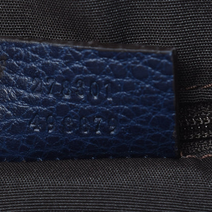 Gucci Crystal Monogram Messenger Bag Navy 7 of 10