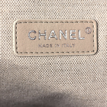Chanel Mixed Fibers Small Deauville Tote Black 7 of 13
