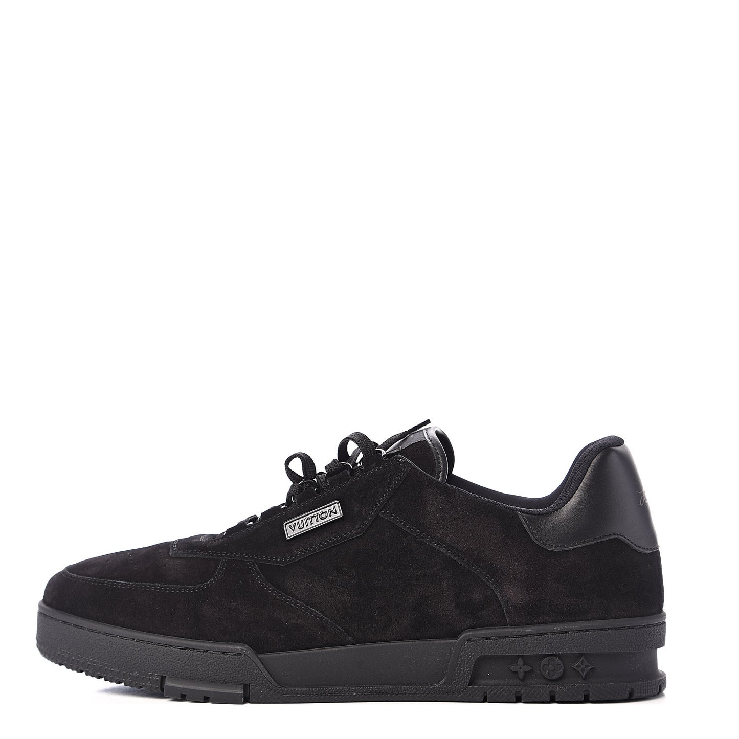 Suede Uniform Sneakers 9.5 Black