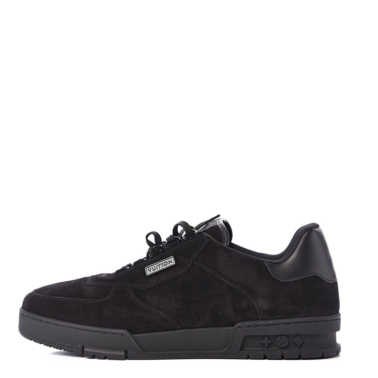 Louis Vuitton Suede Uniform Sneakers 9.5 Black 1 of 9