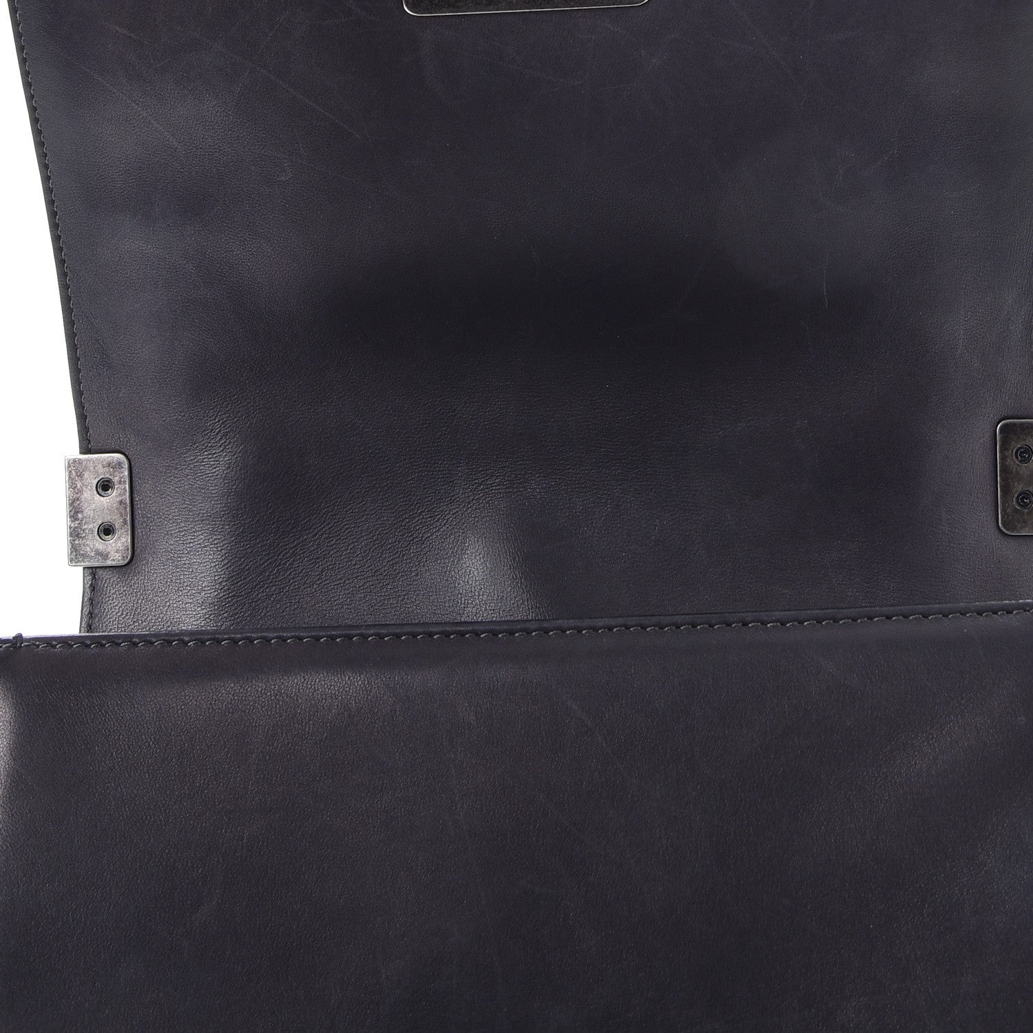 Chanel Lambskin Quilted Small Boy Flap Dark Grey 13 of 14