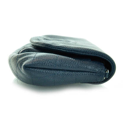 Chanel Caviar Half Moon Wallet On Chain Navy 3 of 9