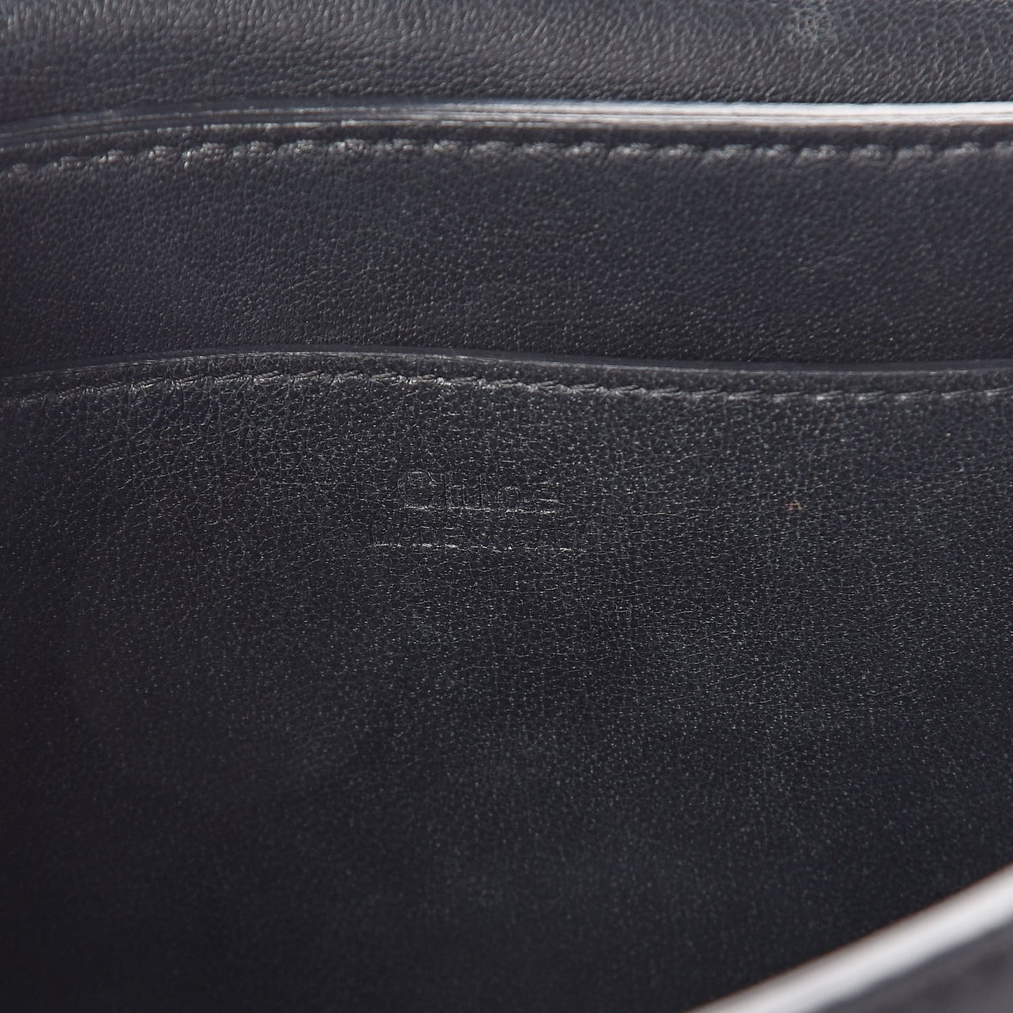 Lambskin Medium Elle Chain Clutch Black