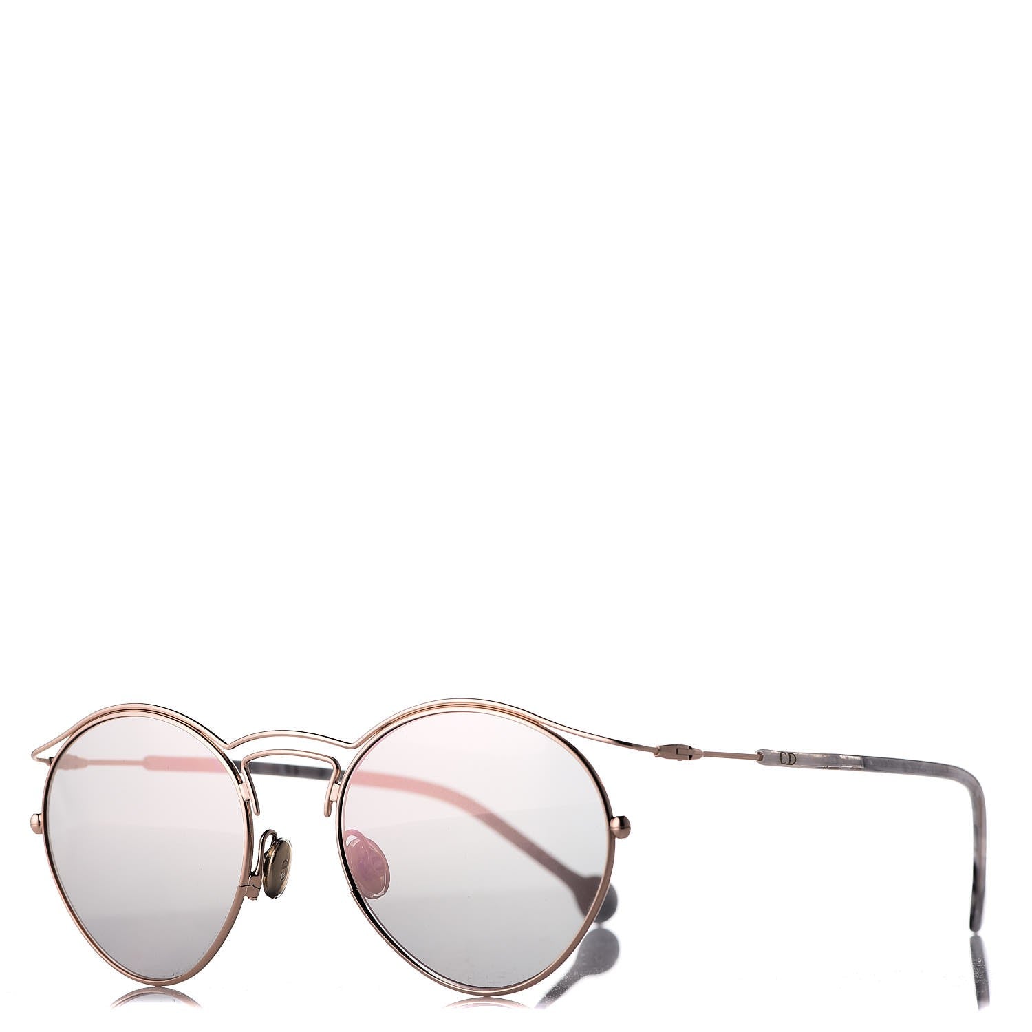 Christian Dior Origins 1 Sunglasses Rose Brown Tortoise 1 of 7