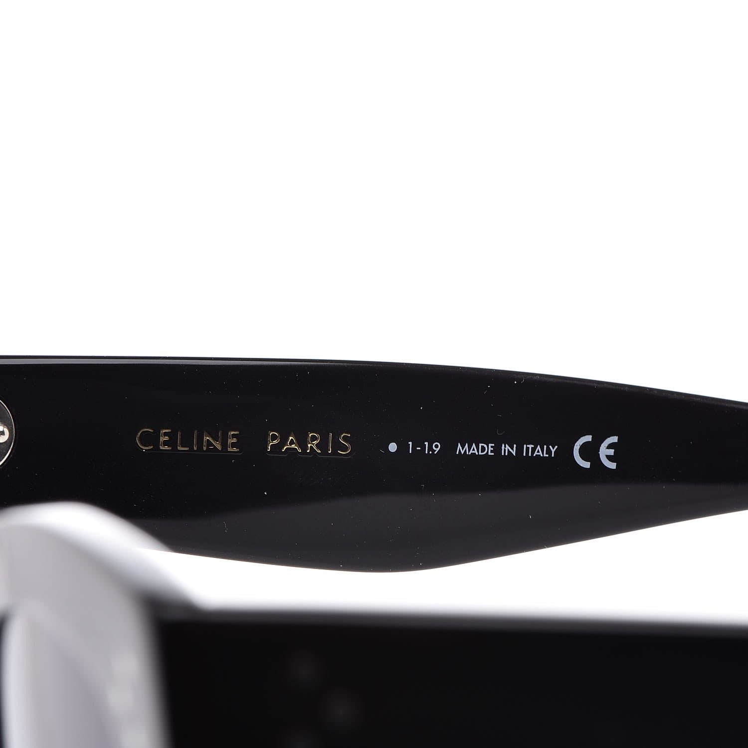 Celine Polarized Sunglasses CL4004IN Black 5 of 9