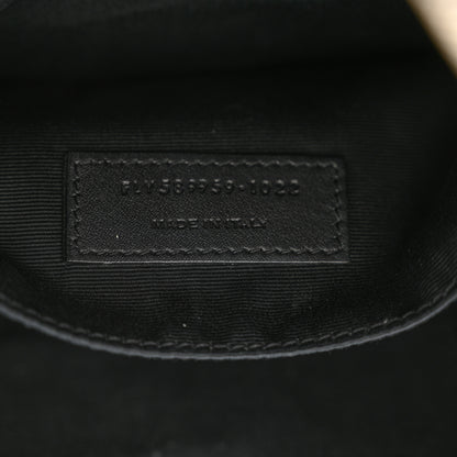 Saint Laurent Grain De Poudre Monogram Belt Bag Black 7 of 12