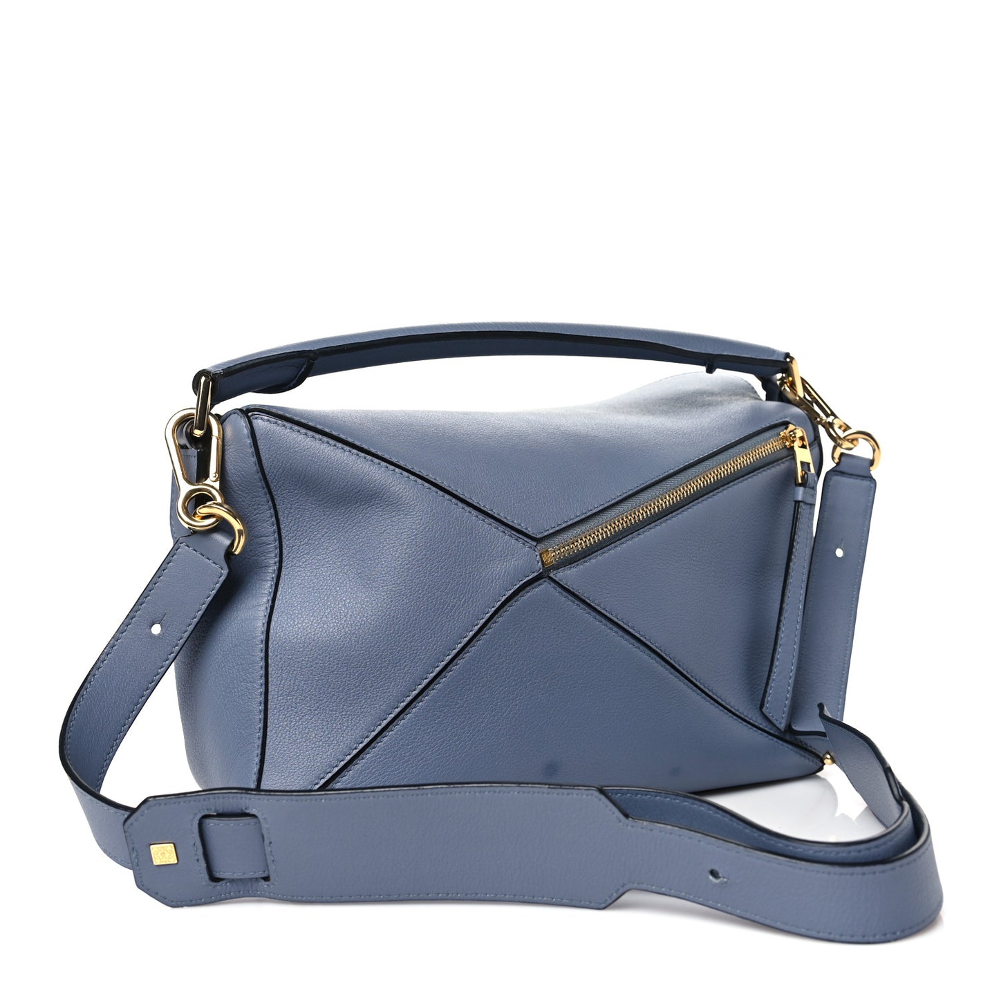 Calfskin Medium Puzzle Bag Blue
