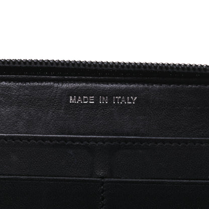Chanel Lambskin Quilted Boy Zip Around Wallet Black 7 of 9