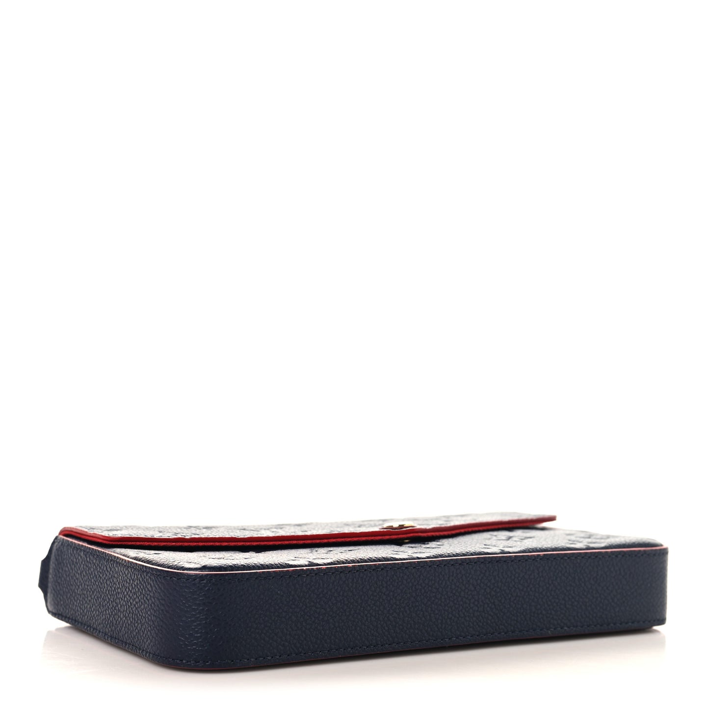 Empreinte Pochette Felicie Chain Wallet Marine Rouge