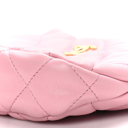 Chanel Lambskin Quilted CC Links Hobo Light Pink 10 of 10