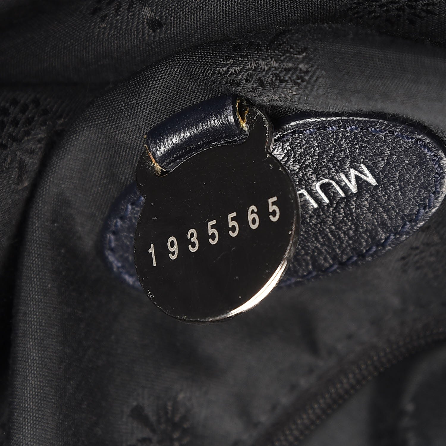 Mulberry Polished Buffalo Medium Alexa Midnight Blue 7 of 8