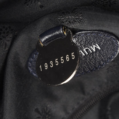 Mulberry Polished Buffalo Medium Alexa Midnight Blue 7 of 8