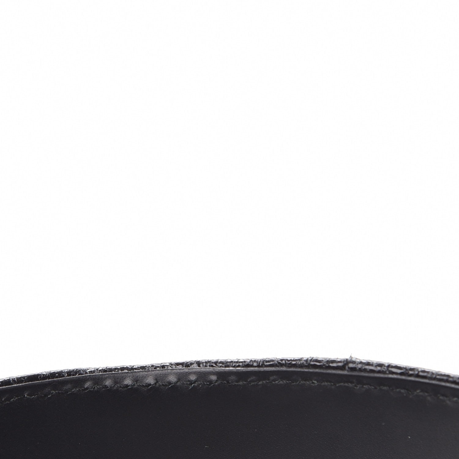 Chanel Metallic Crackled Calfskin CC Belt 95 38 Black 8 of 9