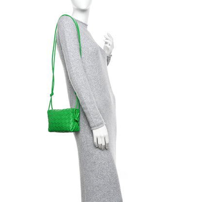 Bottega Veneta Nappa Intrecciato Mini Loop Camera Bag Parakeet 2 of 9