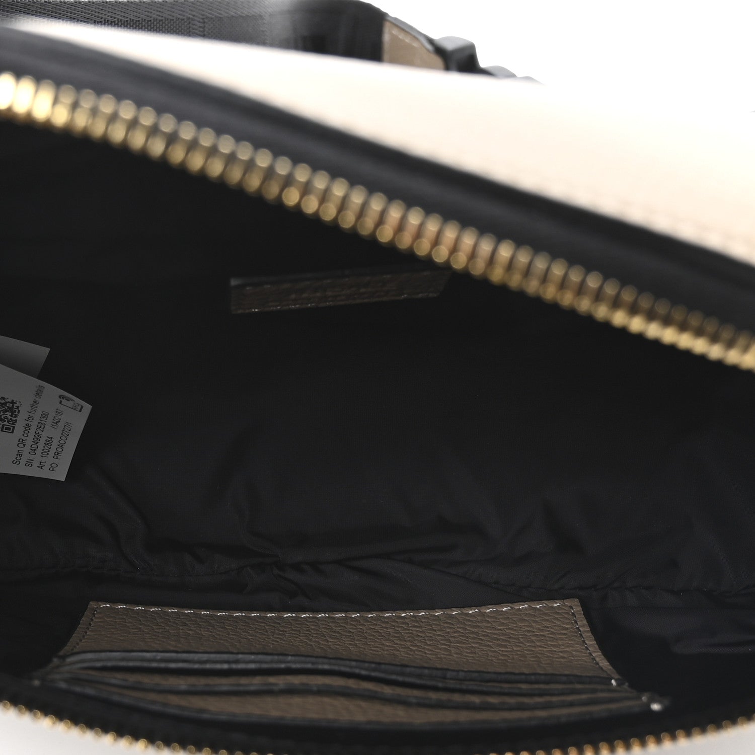 Versace Grained Calfskin Vanitas Medea Belt Bag Taupe 5 of 10