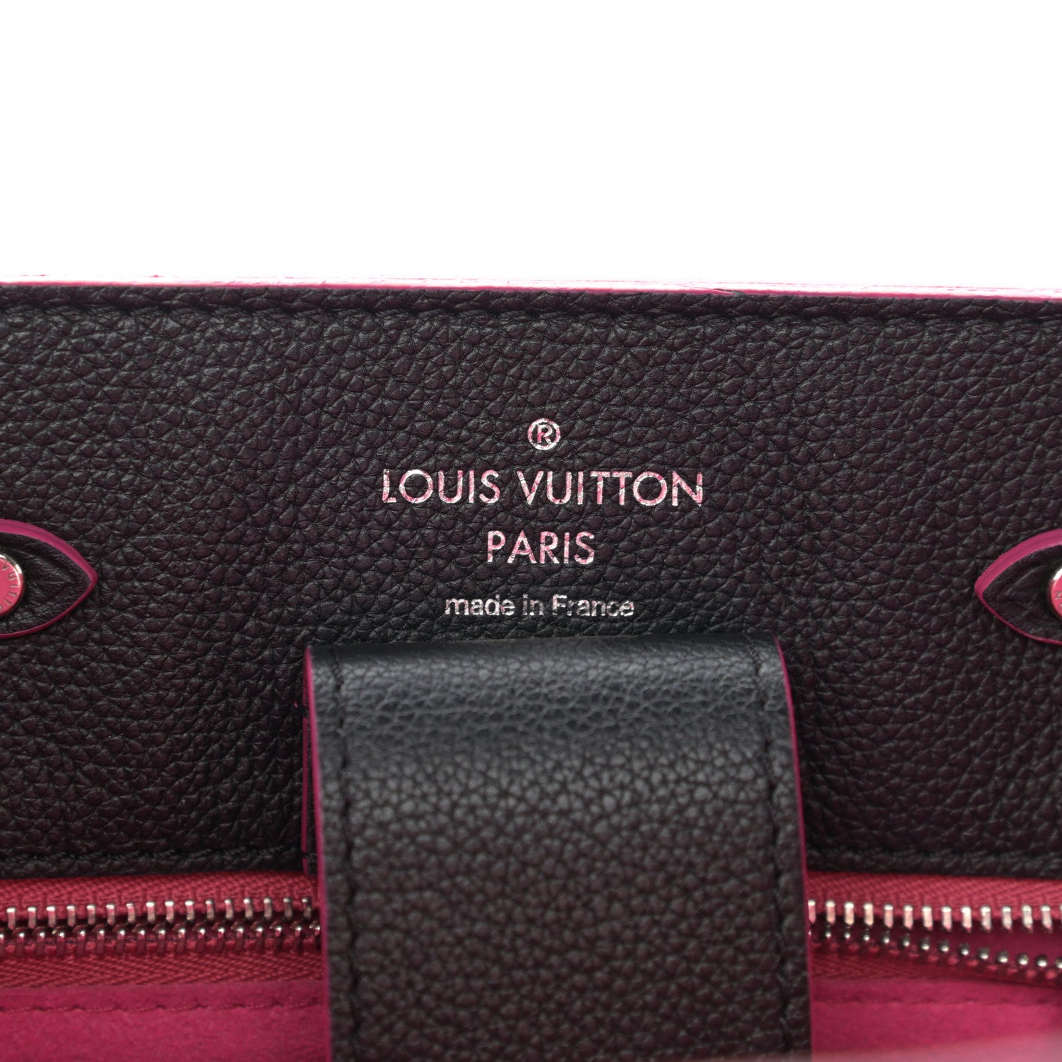 Louis Vuitton Calfskin Lockme Bucket Black 6 of 12