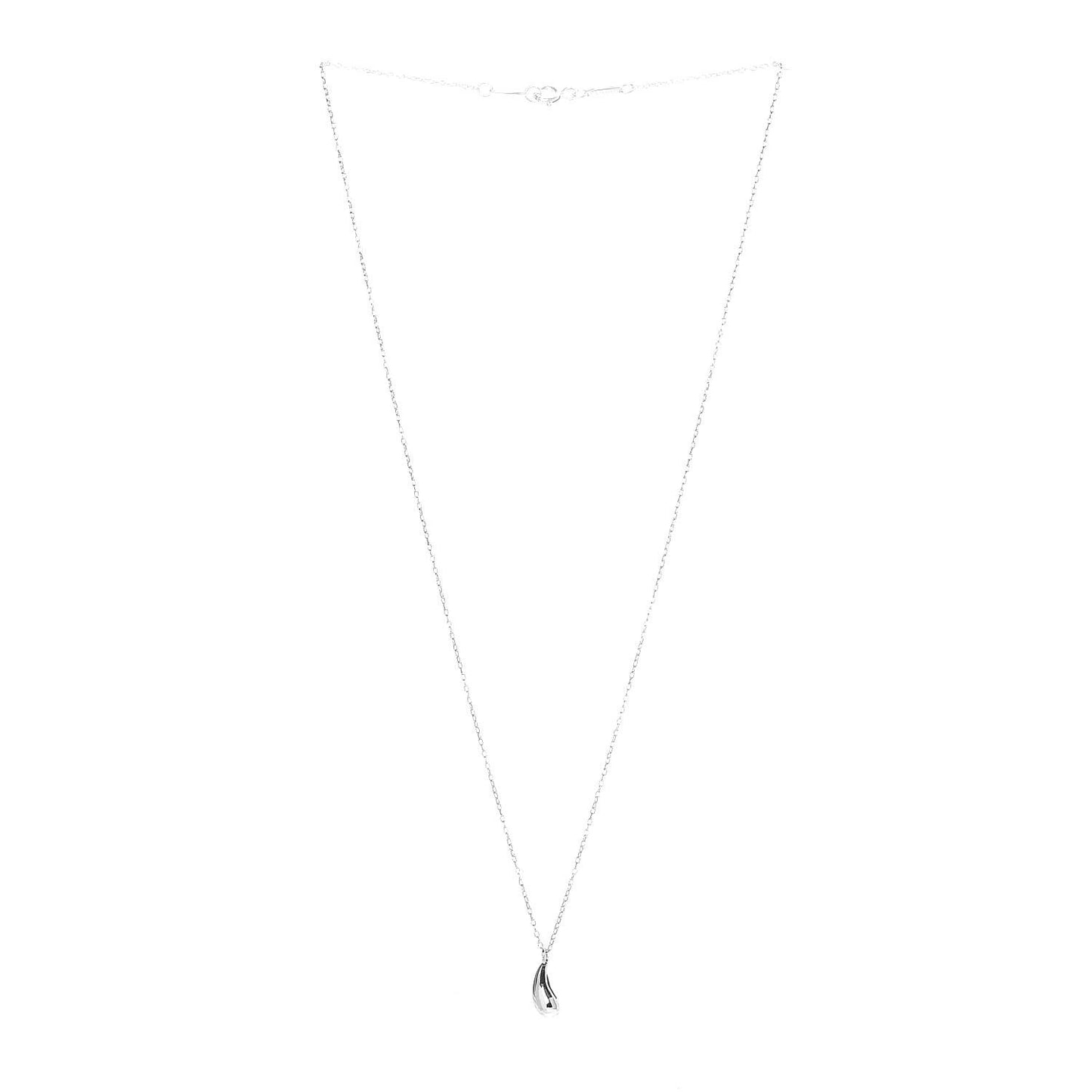 Sterling Silver Elsa Peretti Teardrop Pendant Necklace