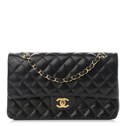 Chanel Lambskin Quilted Medium Double Flap Navy 1 of 13