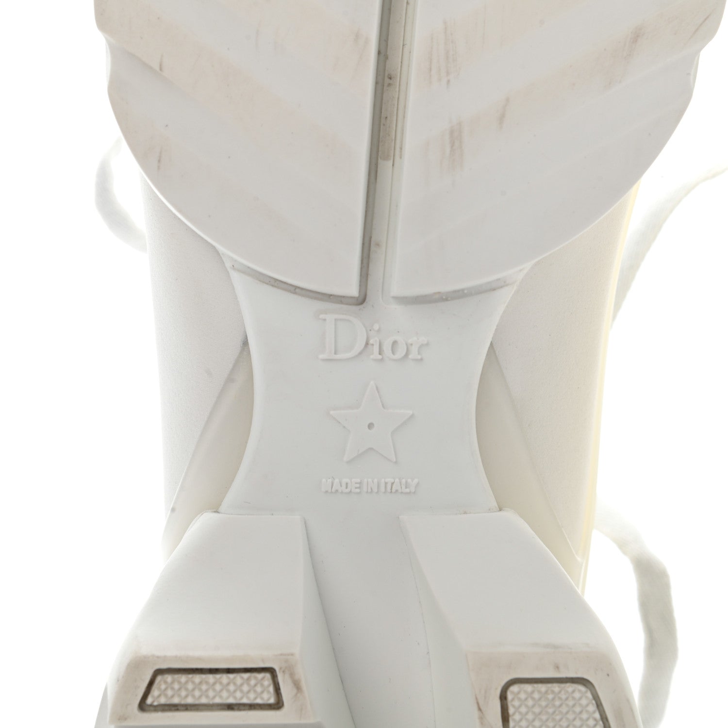 Christian Dior Technical Fabric Rubber Womens D-Connect Sneakers 38.5 White 6 of 11