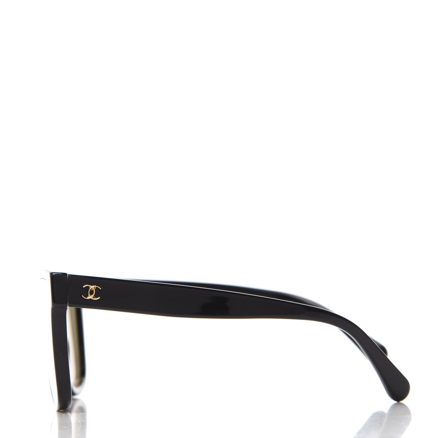 Acetate Logo Shield Sunglasses 5418 Black