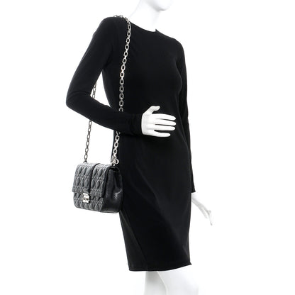 Christian Dior Lambskin Cannage Medium Miss Dior Flap Black 2 of 7