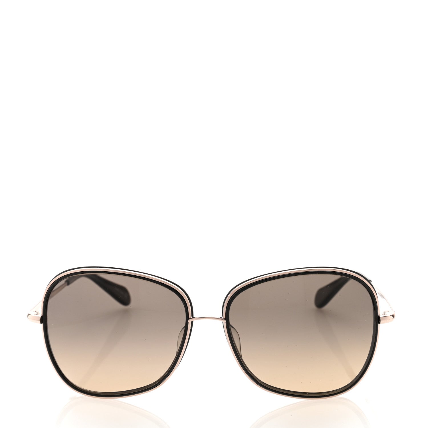 Oliver Peoples Emely Round Sunglasses Black Gold 2 of 7