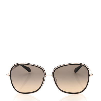 Oliver Peoples Emely Round Sunglasses Black Gold 2 of 7
