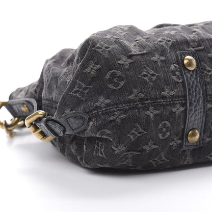 Louis Vuitton Denim Neo Cabby MM Black 8 of 13