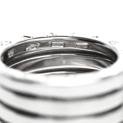 Bulgari 18K White Gold B.Zero1 Five-Band Ring 52 6 4 of 6