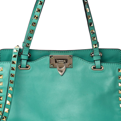 Valentino Garavani Vitello Small Rockstud Tote Colibri 11 of 11