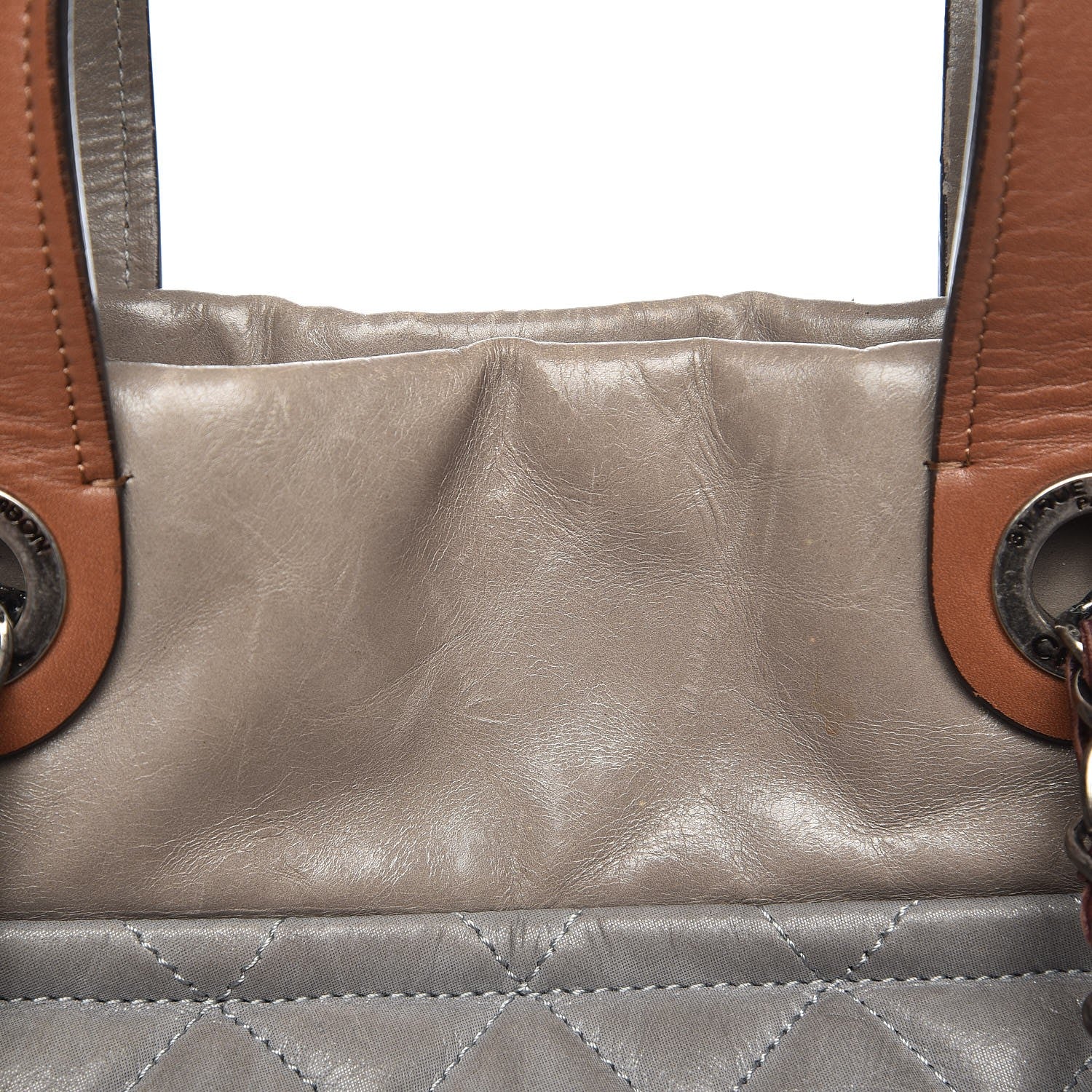 Chanel Iridescent Calfskin Quilted Small In The Mix Tote Grey 10 of 13