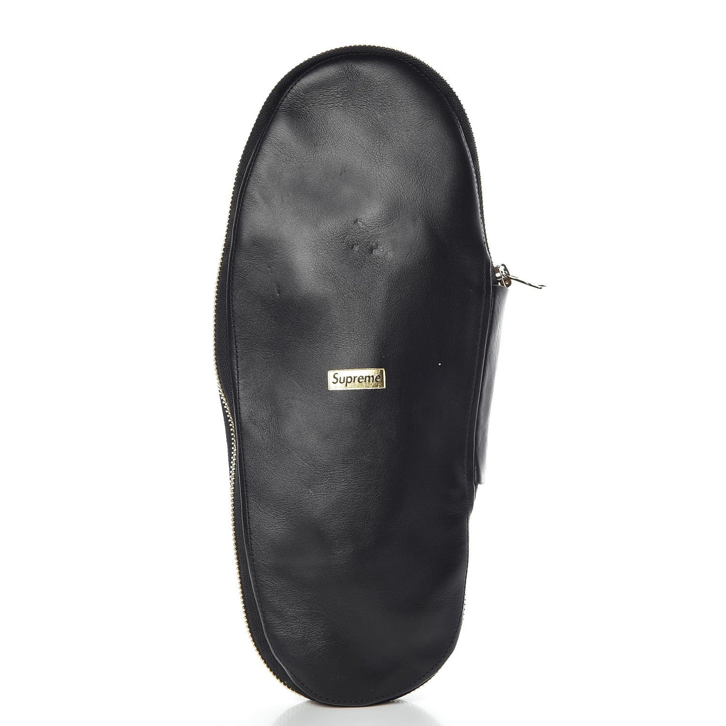 X SUPREME Lambskin Mens Hugh Slippers 8 Black