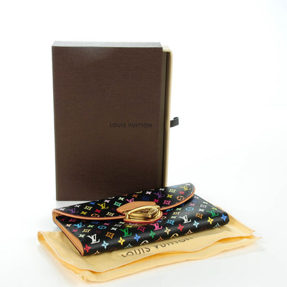 Louis Vuitton Monogram Multicolor Eugenie Wallet Black 4 of 7