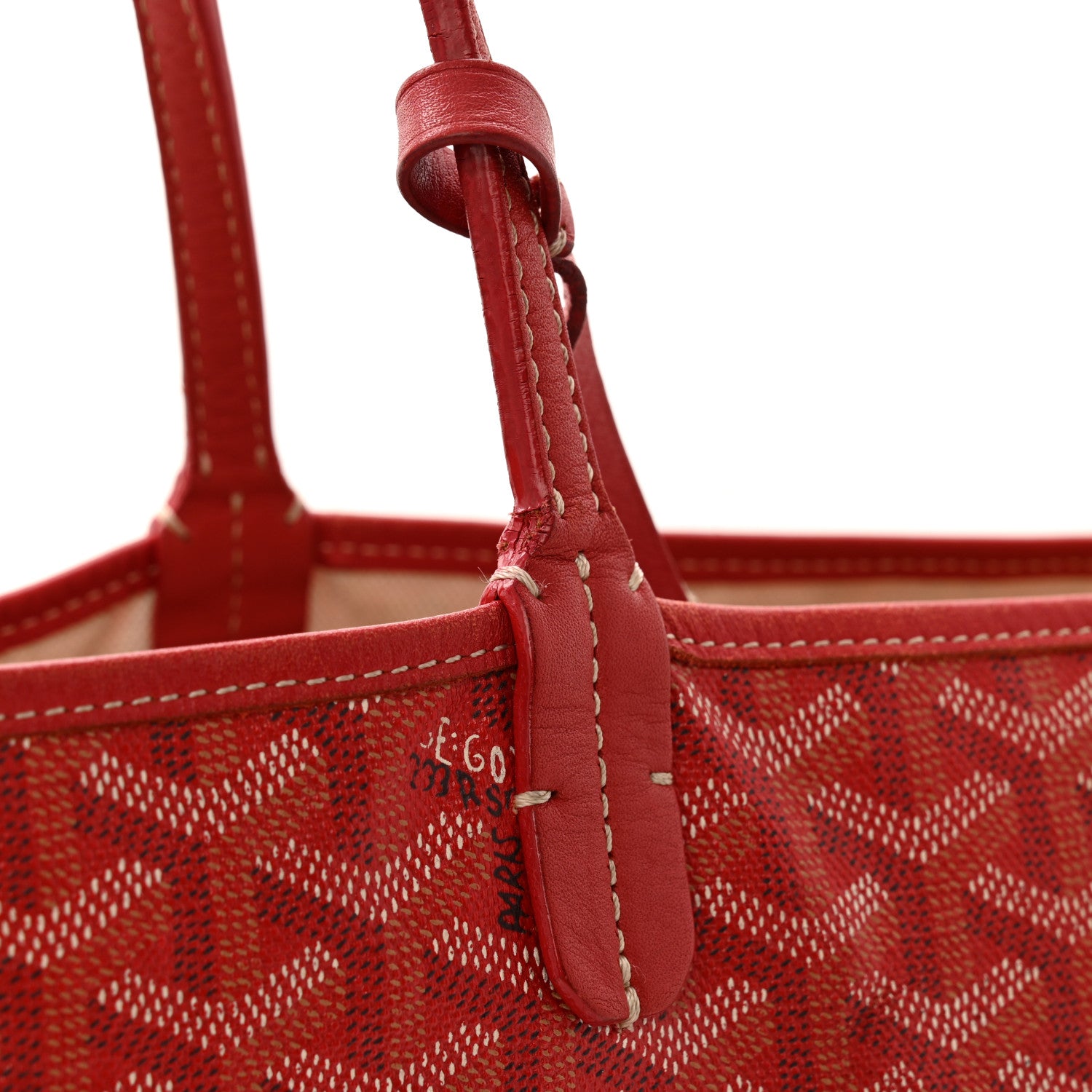 Goyard Goyardine Saint Louis GM Red 13 of 14