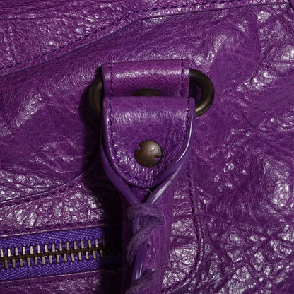 Balenciaga Agneau Classic Hardware City Ultraviolet 2 of 11