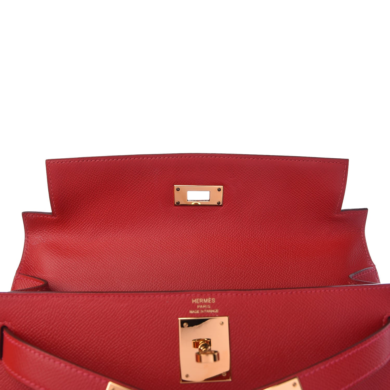 Hermes Epsom Kelly Sellier 28 Rouge Casaque 15 of 41
