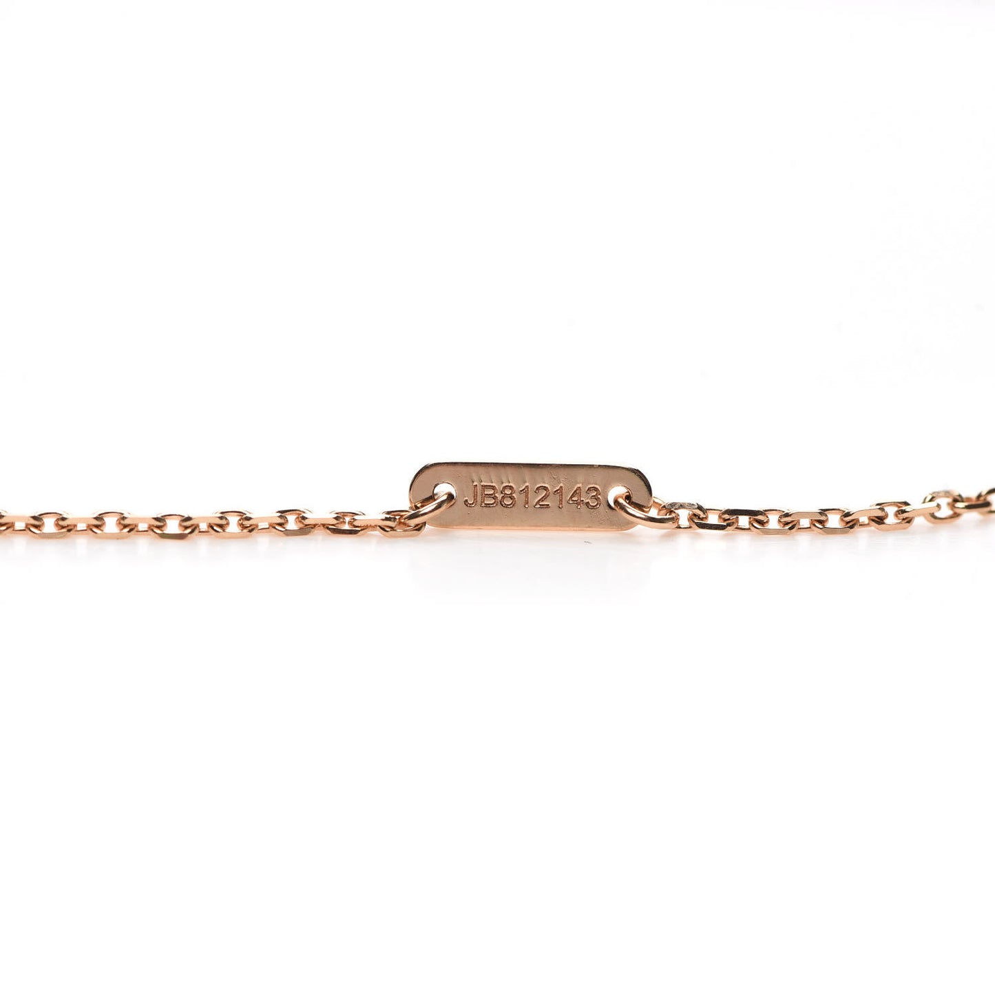 18K Rose Gold Diamond Mini Frivole Pendant Necklace