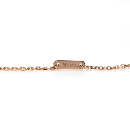 Van Cleef & Arpels 18K Rose Gold Diamond Mini Frivole Pendant Necklace 5 of 6