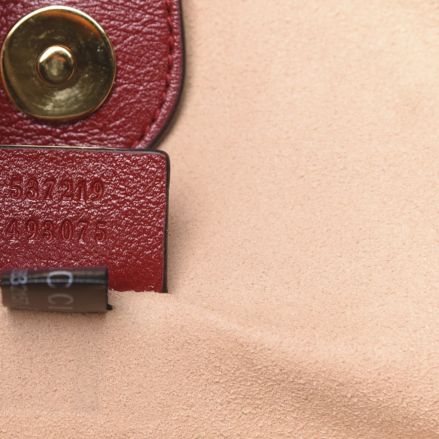 Calfskin Large Rajah Chain Tote Romantic Cherry