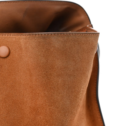 Celine Satin Baby Grained Calfskin Medium Tri-Color Trapeze Tan 14 of 18
