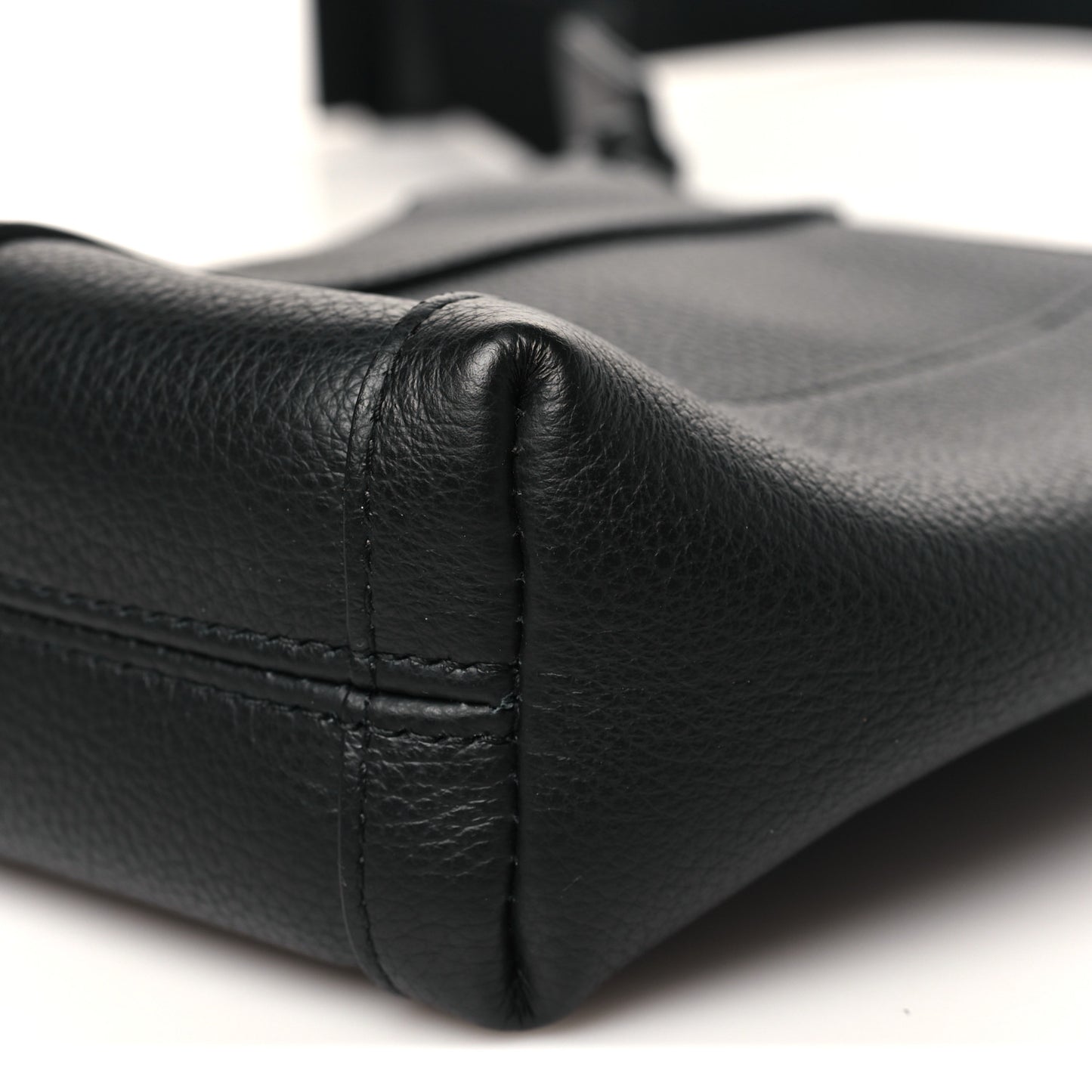 Calfskin Hourglass Phone Holder Bag Black