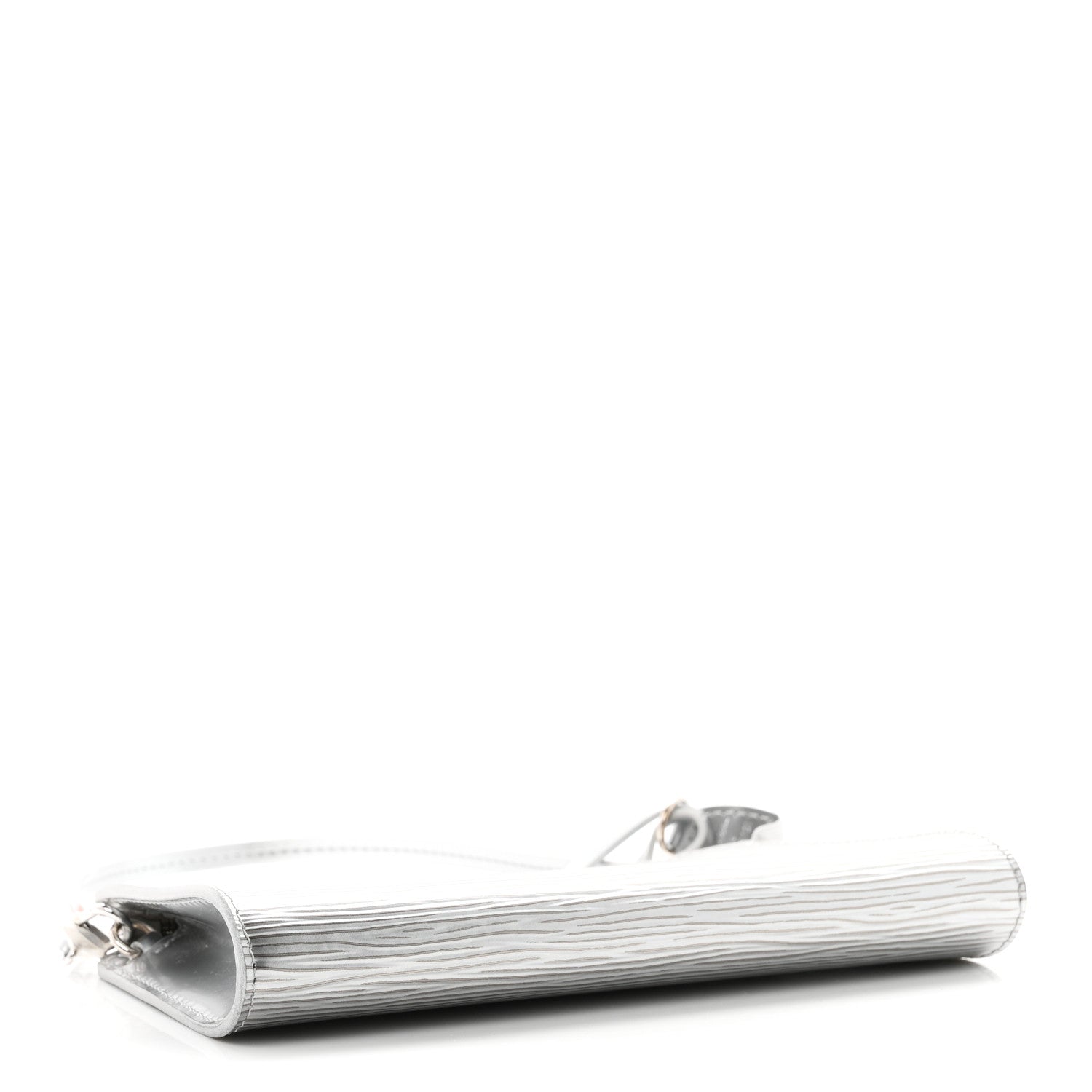 Louis Vuitton Epi Pochette Accessories Metallic Silver 3 of 8